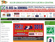 Tablet Screenshot of kl-lechia.pl
